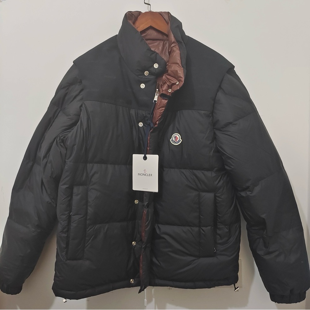 Moncler Black Reversible Down Jacket - image 1